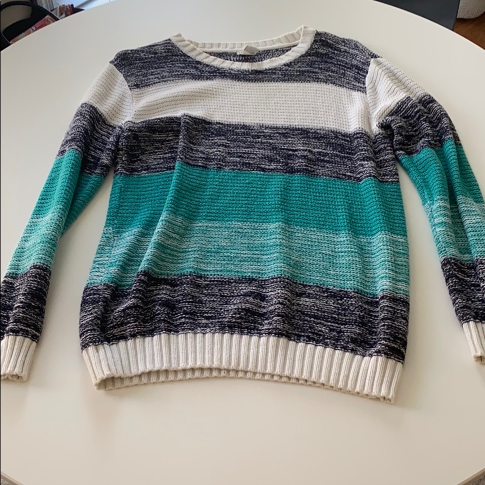 Forever 21 oversized striped sweater